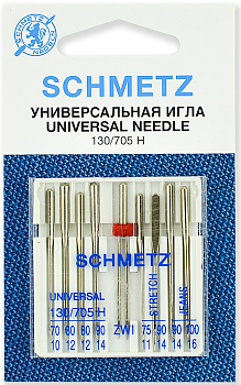 Иглы для швейных машин Schmetz Набор 4-2-2-1