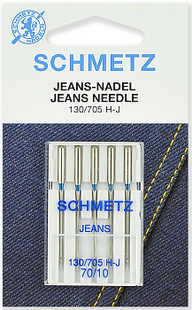 Иглы для швейных машин Schmetz №70 для джинсы
